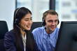 © Suriyo - Call center concept, Asian women are operator Call center  working online support , Call center concept for technology communication