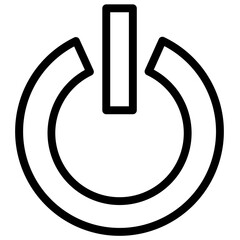 Sticker - Off, Power, Shut down, Start, Turn off, Graphic, Illustrator, Vector, icon, ui, computer, user interface, UI Design