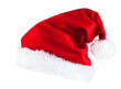 © Alexa Joy - Red fluffy christmas hat isolated on white background. New Year