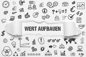 Poster - Wert aufbauen	