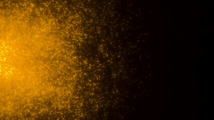 Poster - Big Bang, Supernova. Motion. The birth of the universe in outer space, spreading cosmic energy.