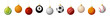 sport christmas or new year bauble ball hanging on thread