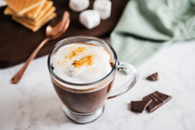 Hot Chocolate With Marshmallow 
