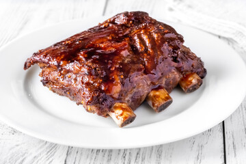 Poster - Grilled pork ribs