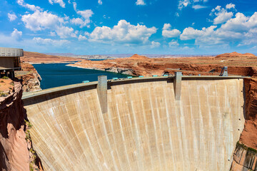 Wall Mural - Glen Canyon Dam at Colorado river