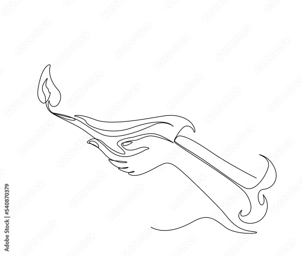 Continuous one line drawing of hand holding diya lamp light for Diwali  celebration. Deepavali oil lamp line art vector design. Stock Vector |  Adobe Stock, image size:1000x846