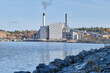 Naistenlahti power plant new facade in Tampere