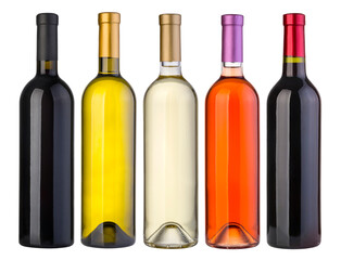 Poster - Set of wine bottles