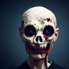 Zombie, Ghoul, Halloween Mask