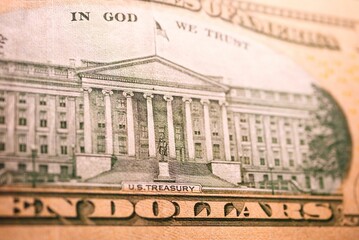 Wall Mural - Close up of  Us Dollars