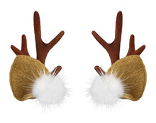 Cute Christmas Reindeer Ears Costume With The Transparent Png Background