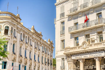 Wall Mural - Tunis landmarks, HDR Image