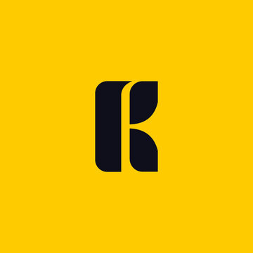k logo initial monogram vector graphic