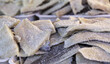 Dried cod in a market
