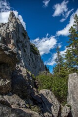 Poster - Rocks and cliffs in the area of Rarau mountains, Romania