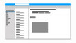 E-mail blank template internet mail frame interface for mail message