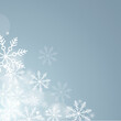 © Orkidia - winter snowflakes shape - snow design element - christmas snowfall happy new year theme