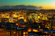 © Cavan Images - A sunset, a high angle view of the San Francisco cityscape.