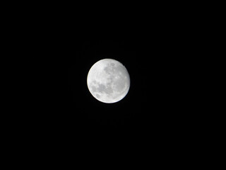 Wall Mural - full moon over sky