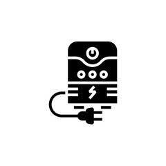 Fototapete - ups vector icon. computer component icon solid style. perfect use for logo, presentation, website, and more. simple modern icon design glyph style