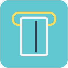 Sticker - Atm Withdrawal Vector Icon