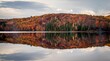© Lyndon2/Wirestock Creators - Algonquin Provincial Park, Canada with reflections of autumn trees in a lake