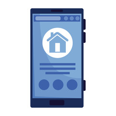 Poster - smartphone with smart house app