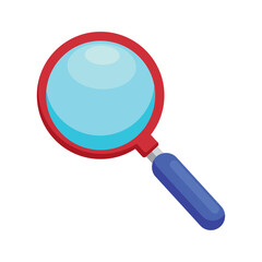 Sticker - magnifying glass search