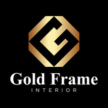Letter H Gold Monogram Alphabet Modern Style Elegant Luxury Icon Symbol Brand Identity Logo Design Vector