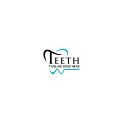 Dental logo design template .