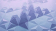 © RocknRoller Studios - Blue Polygonal Surface with Tetrahedrons. High Tech, Atmospheric 3d Wallpaper.