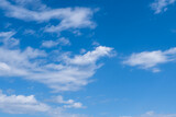 Fototapeta Desenie - white clouds in the blue sky. cumulus.