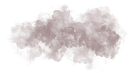 Sticker - realistic isolated cloud on the transparent background