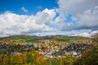 Landschaft in Deutschland im Herbst