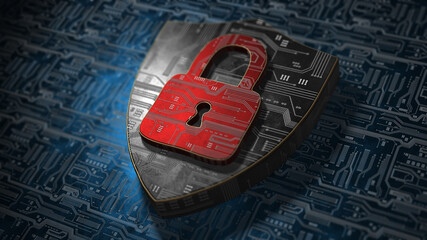 Personal data protection, conceptual illustration