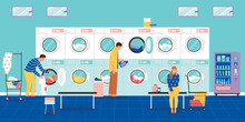 Laundry Flat Illustration