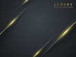 modern dark gray abstract background with luxury glowing diagonal gold lines