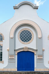 Wall Mural - entrance facde to a grand old industrial building