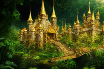 Wall Mural - the golden castle