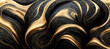 © Curioposs - Elegant Wavy Gold Pattern Texture Abstract Background