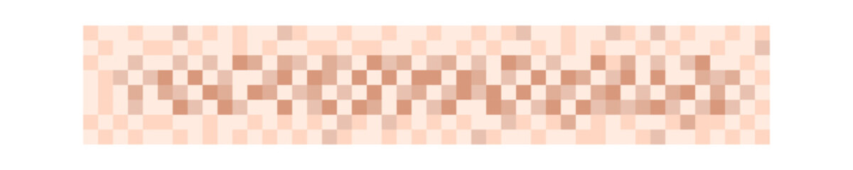 Wall Mural - censor blur effect texture. skin tone colored pixel mosaic pattern to hide face, body, text or anoth