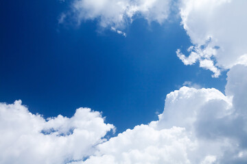 Wall Mural - blue sky with clouds
