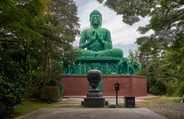 The Great Buddha of Nagoya at Toganji temple. Nagoya. Japan