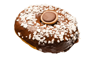 Wall Mural - Chocolate glazed donut