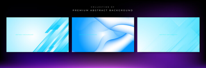 abstract design with blue geometric background. blue minimal simple presentation background. vector 