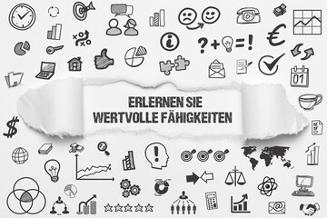 Sticker - Erlernen Sie wertvolle Fähigkeiten