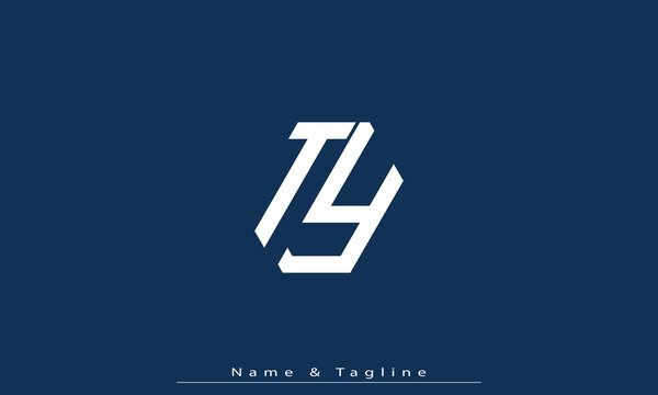 Alphabet letters Initials Monogram logo TY , YT