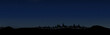 © hunterpic2013 - Night panoramic landscape illustration with stars, mountain and trees. Background image