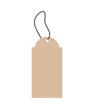 Cute merry christmas greeting tag. vector illustration.
