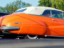 Orange Vintage Buick Car